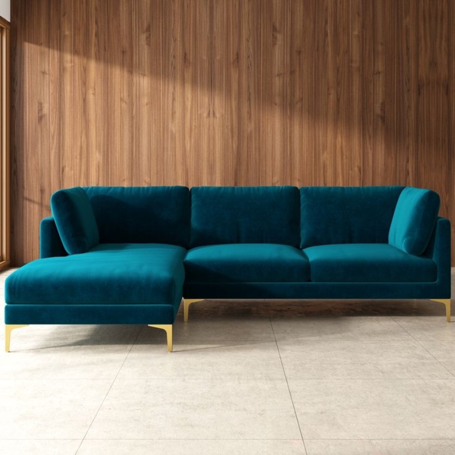 Castlery Adams Velvet 3+ Piece Sectional - image-6