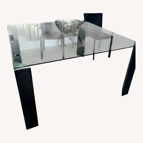 Used Glass Dining Room Table for sale on AptDeco