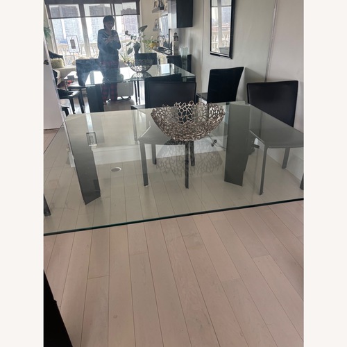 Used Glass Dining Room Table for sale on AptDeco