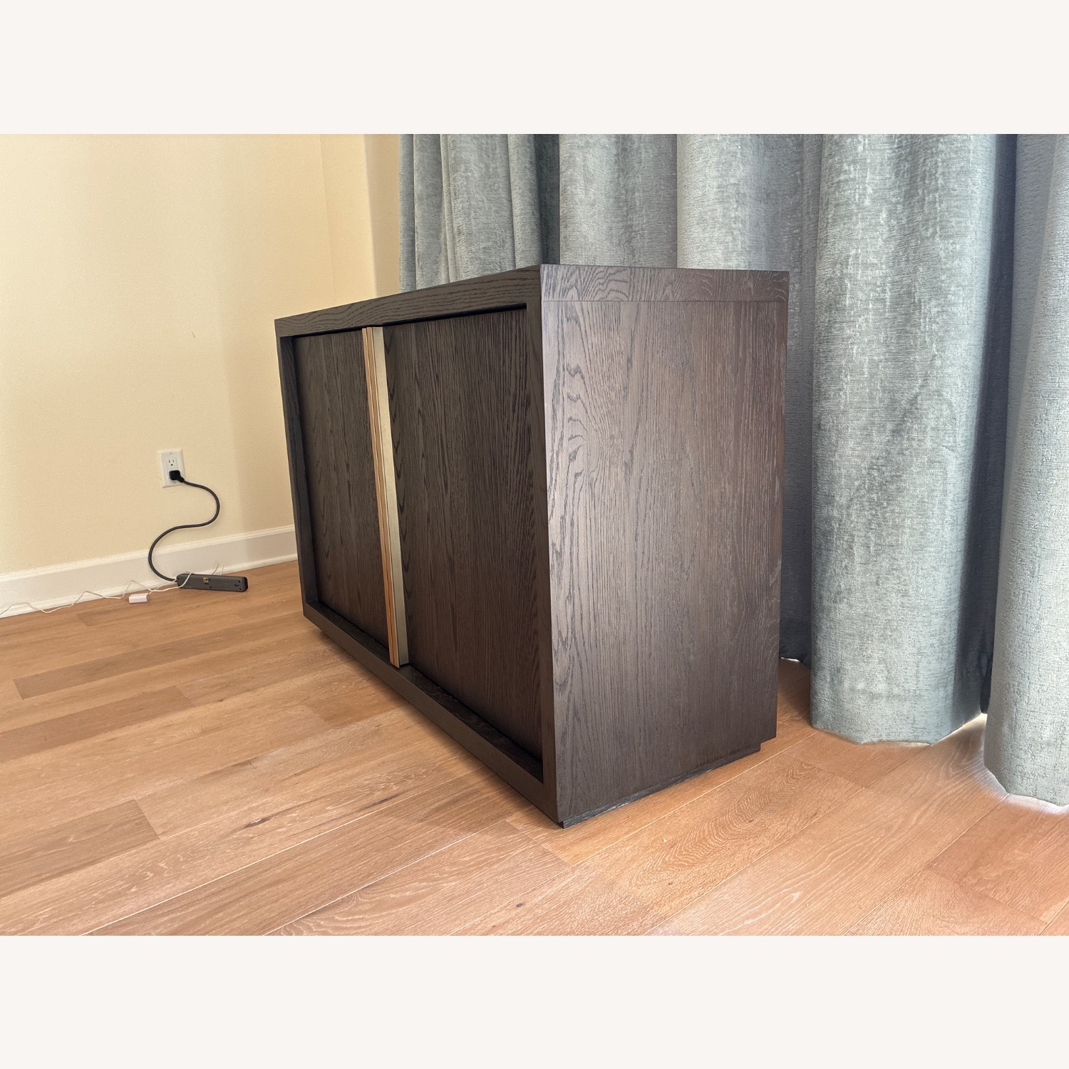 Restoration Hardware Dark Brown Wood Sideboard - image-3