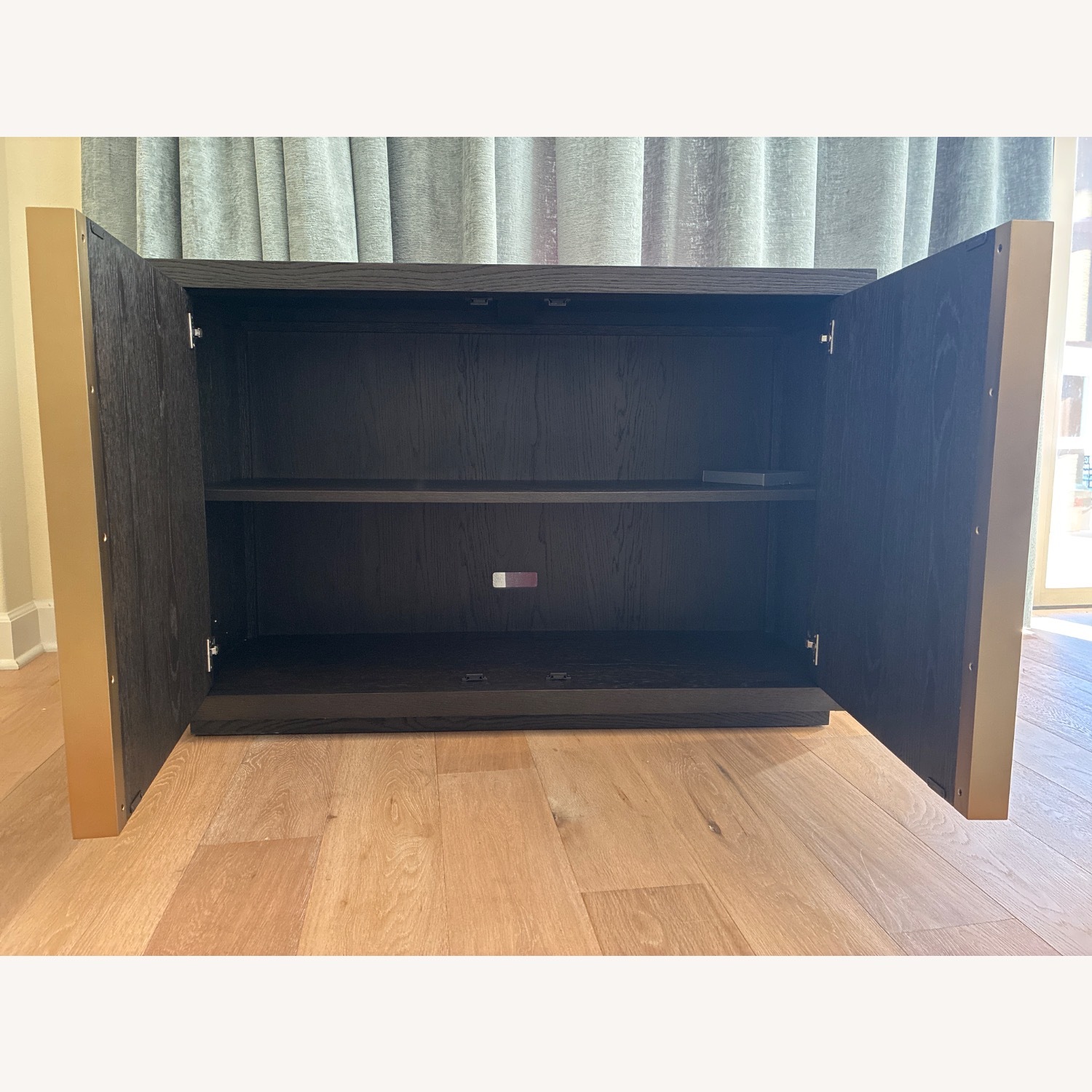 Restoration Hardware Dark Brown Wood Sideboard - image-4