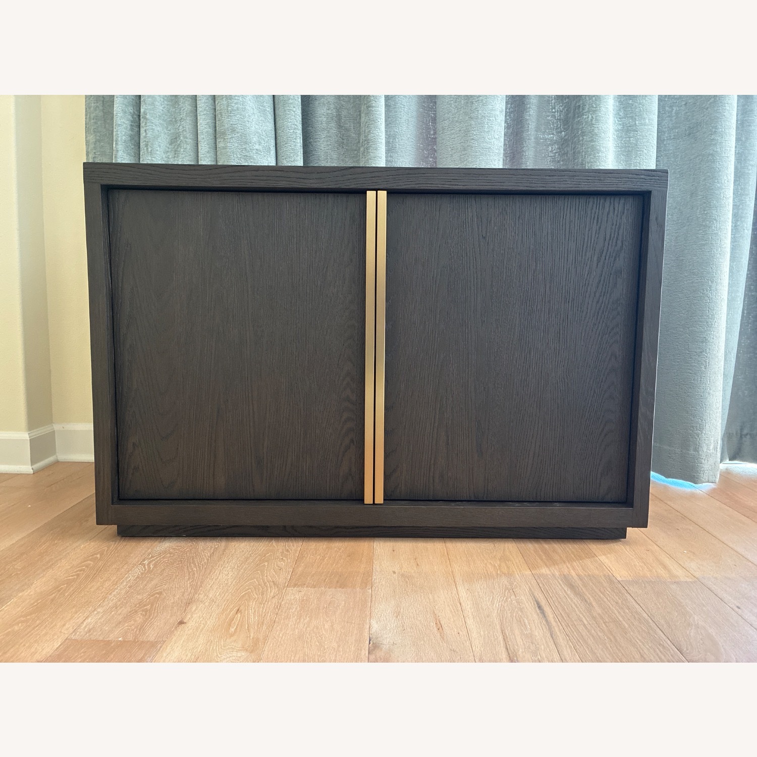 Restoration Hardware Dark Brown Wood Sideboard - image-1