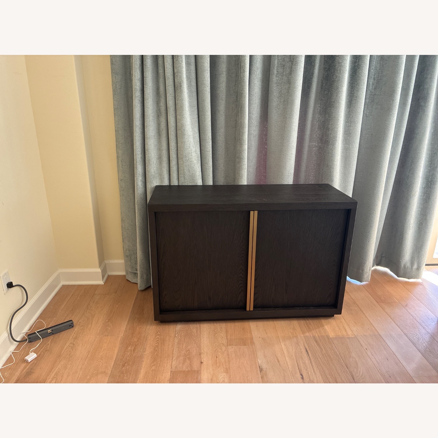 Restoration Hardware Dark Brown Wood Sideboard - image-2