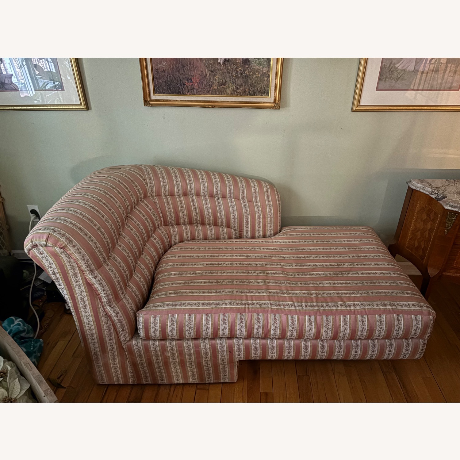 Fabric Chaise Lounge - image-1