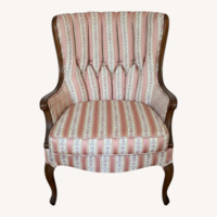 Vintage/Antique Fabric Accent Chair