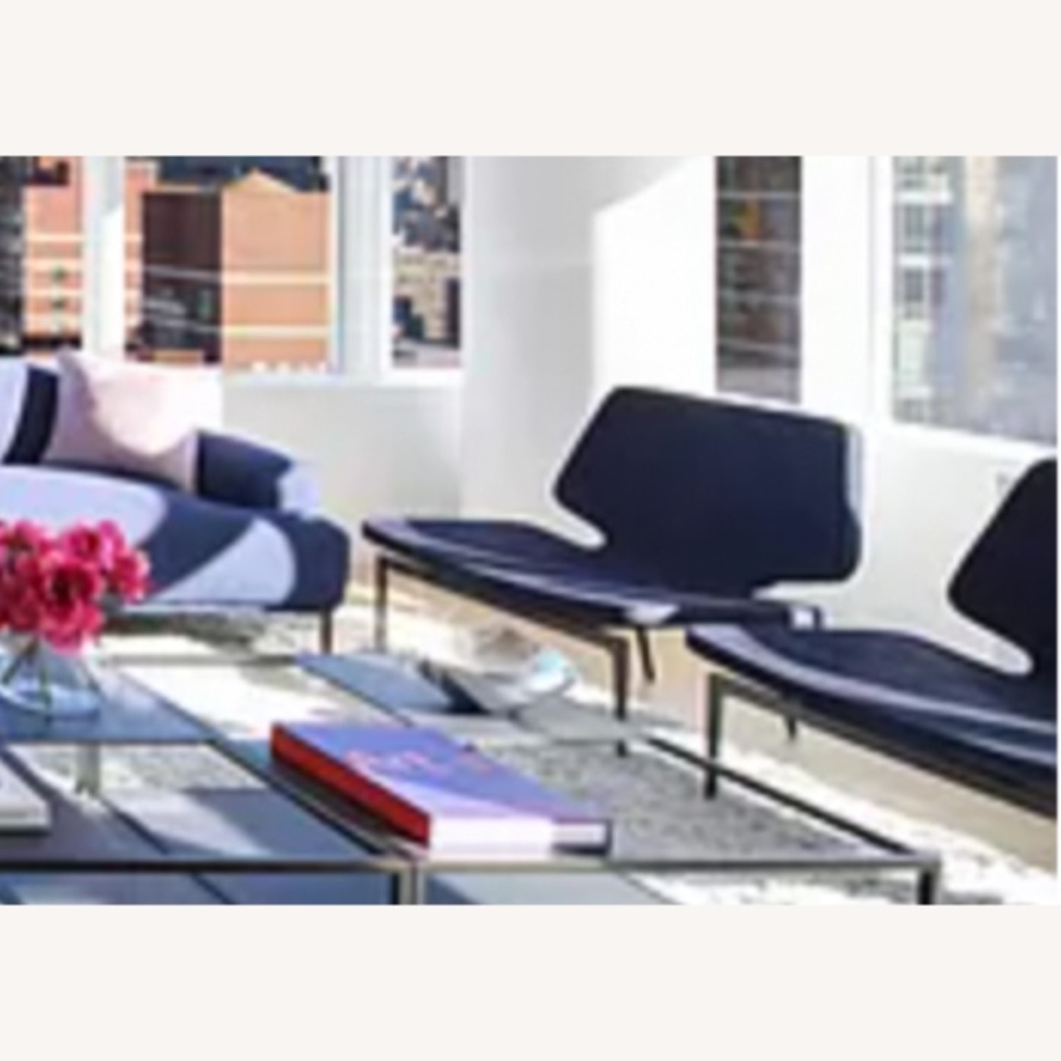 Lema Werner Armchair - Navy Blue - image-3