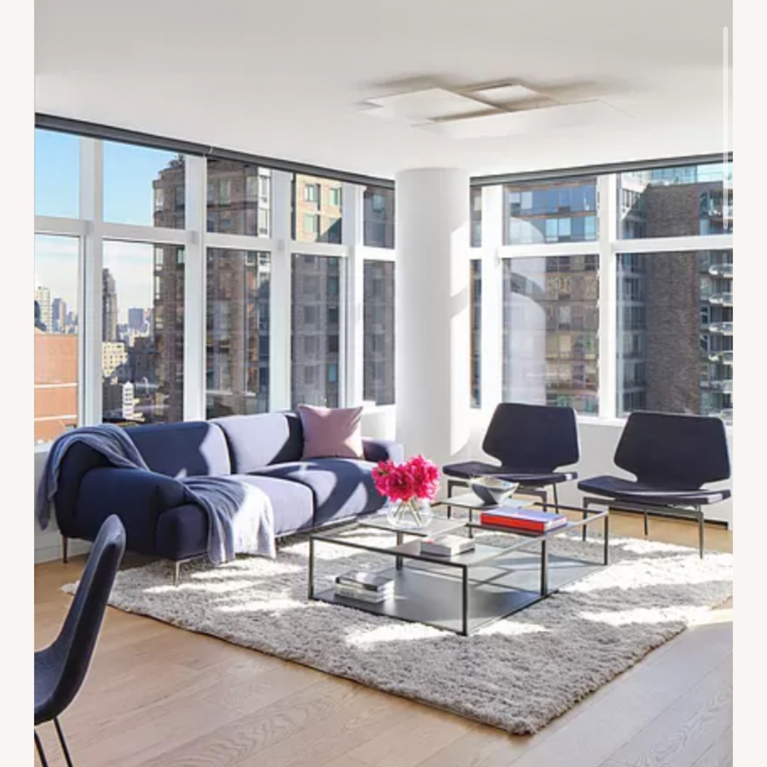 Article Abisko Aurora Blue Fabric 2 Seater Sofa - image-2