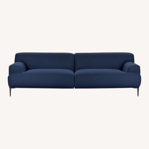 Used Article Abisko Aurora Blue Fabric 2 Seater Sofa for sale on AptDeco