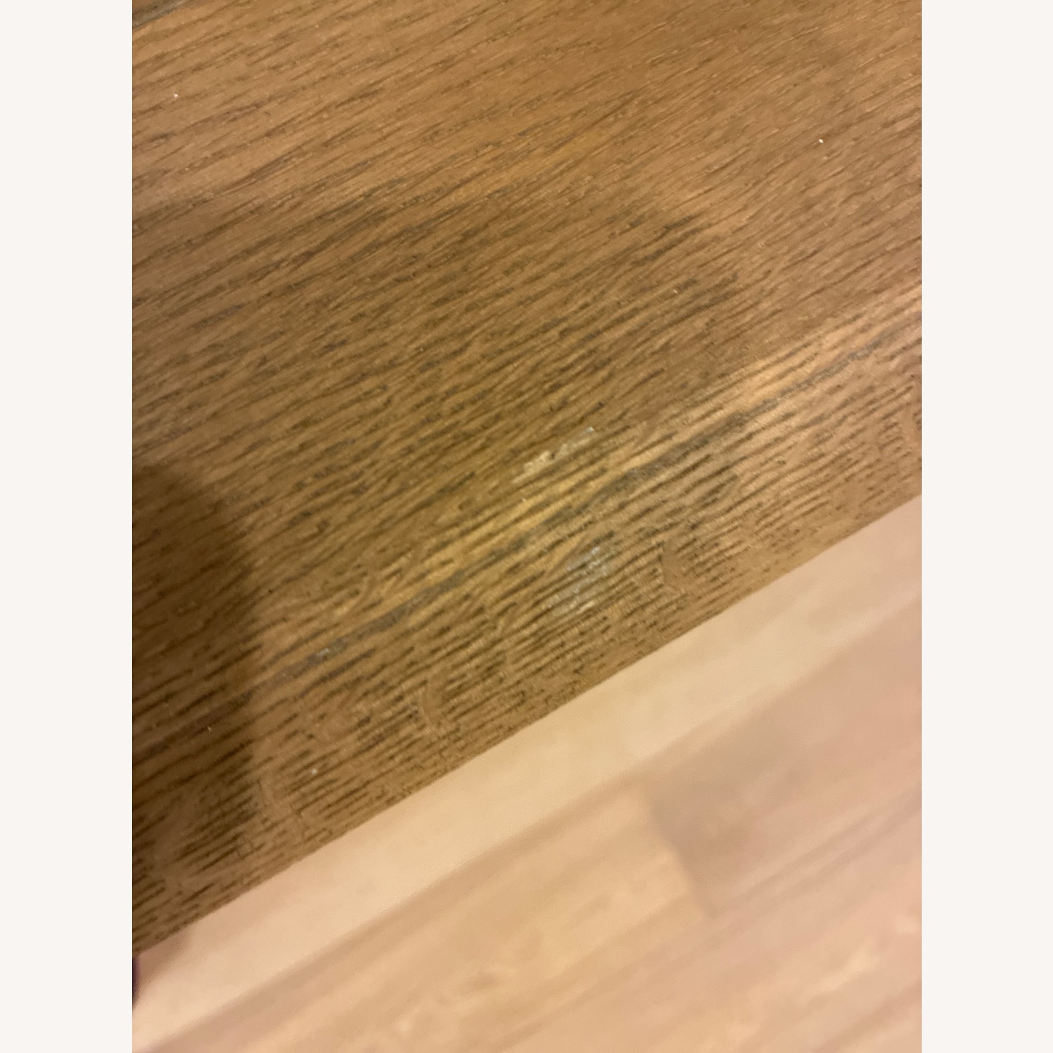 Restoration Hardware Light Brown Wood Side Table - image-5