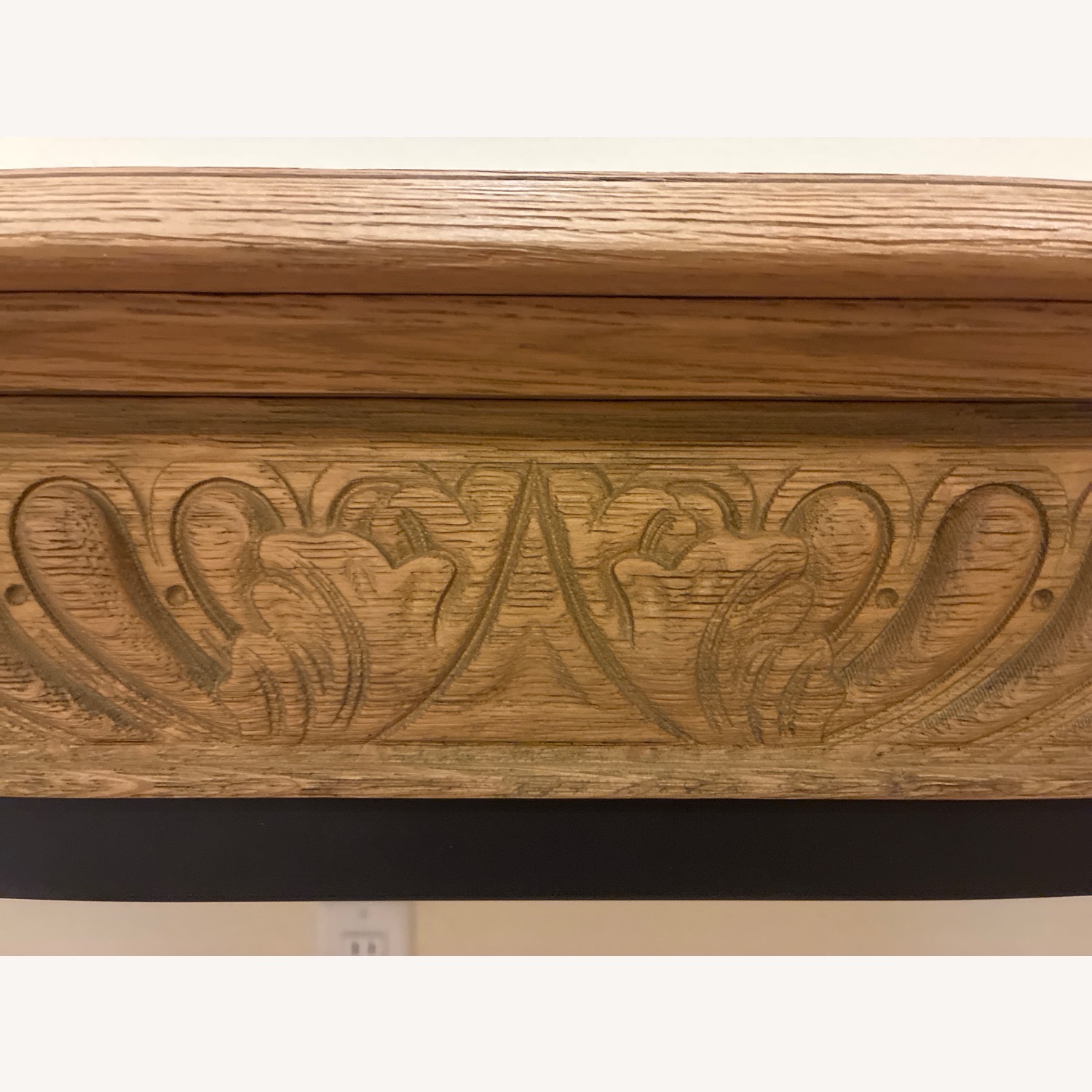 Restoration Hardware Light Brown Wood Side Table - image-6