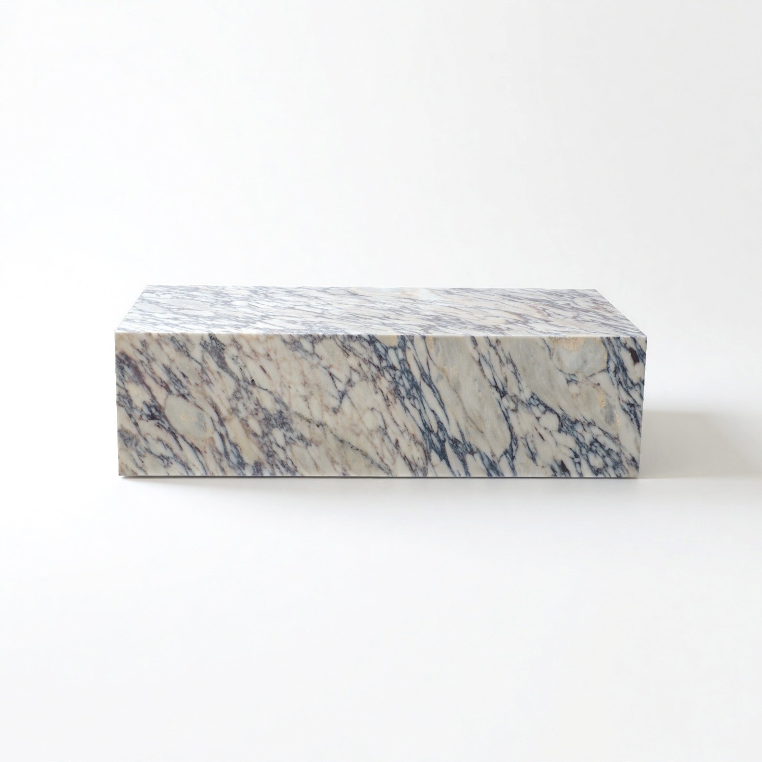 Plinth Marble Coffee Table Calacatta Viola - image-4