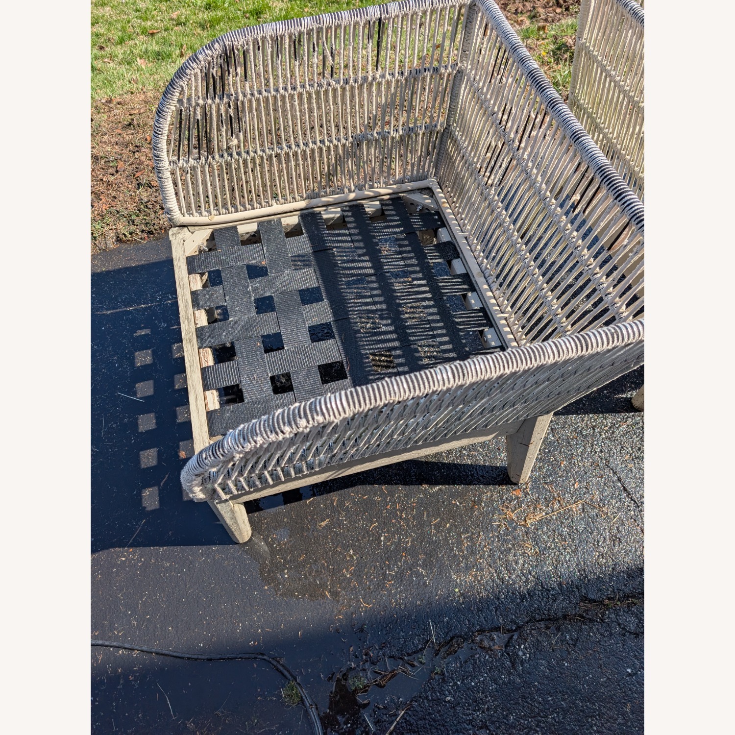 Article White Wood Patio Furniture - image-5