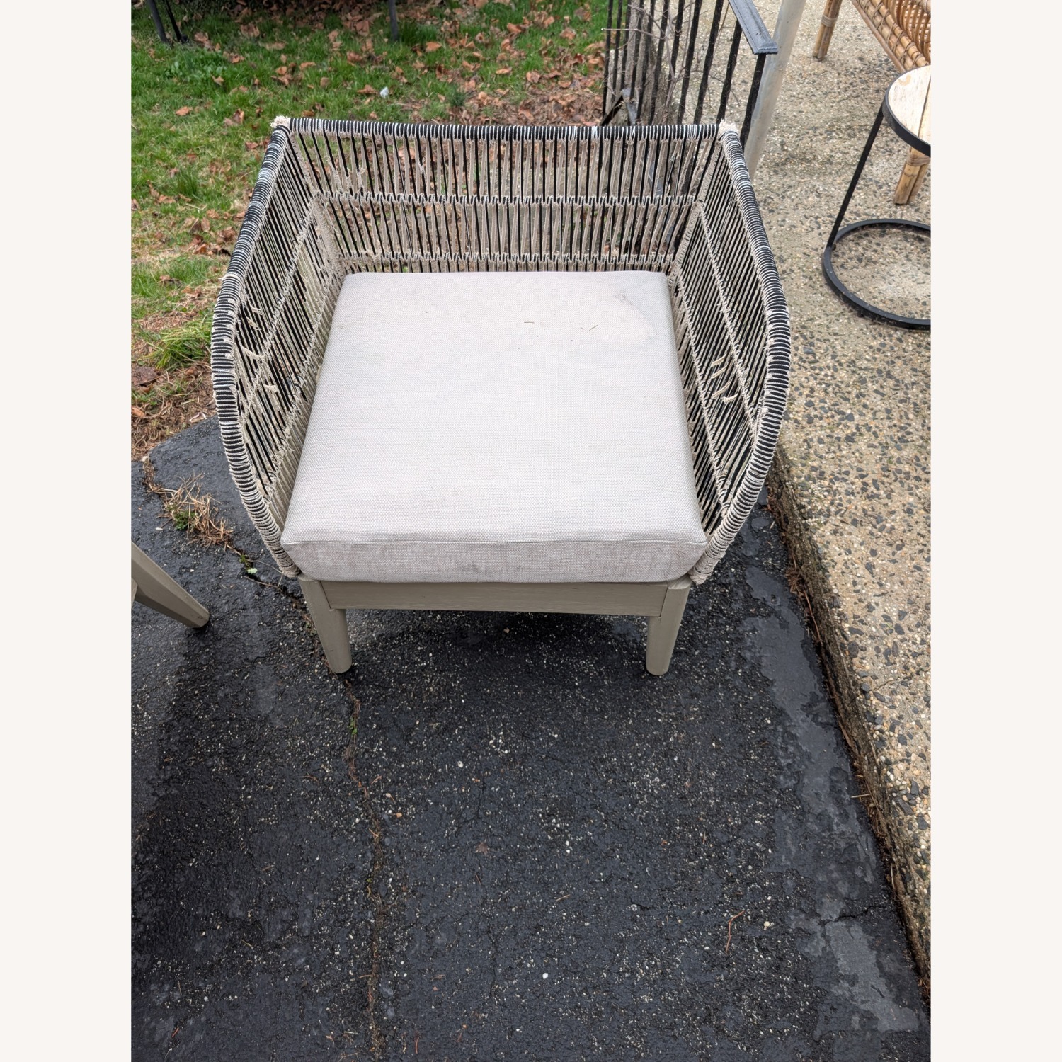 Article White Wood Patio Furniture - image-1