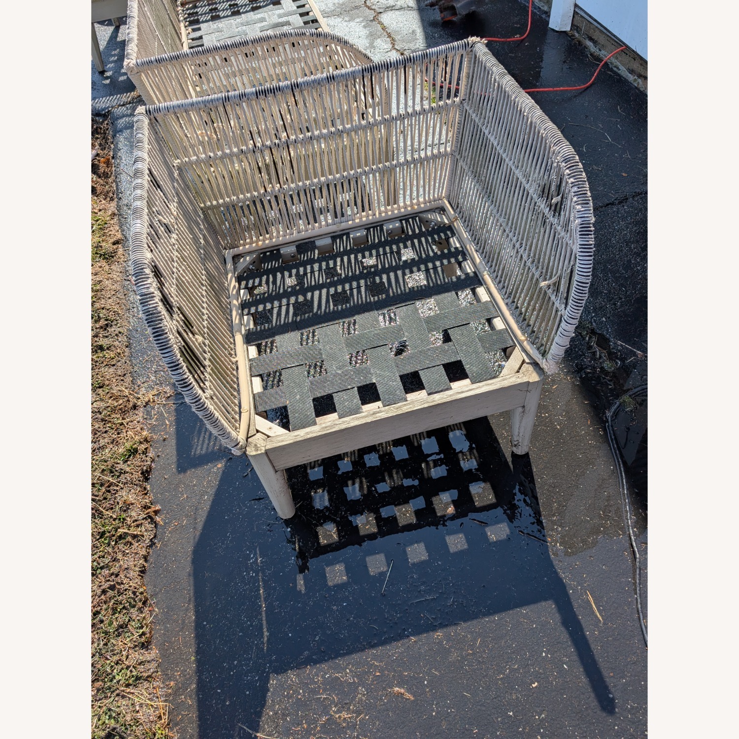 Article White Wood Patio Furniture - image-4