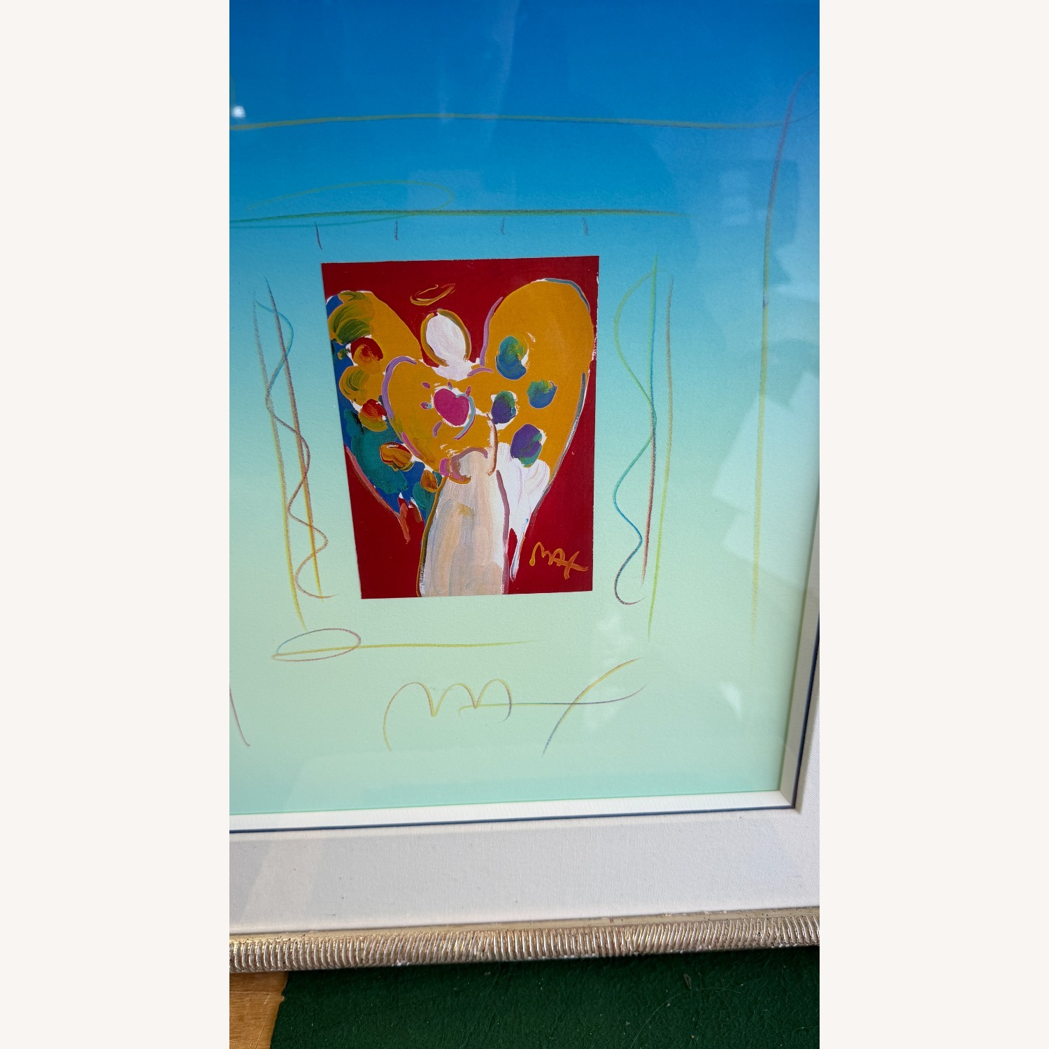 Peter Max Natural Wood Wall Art - image-9