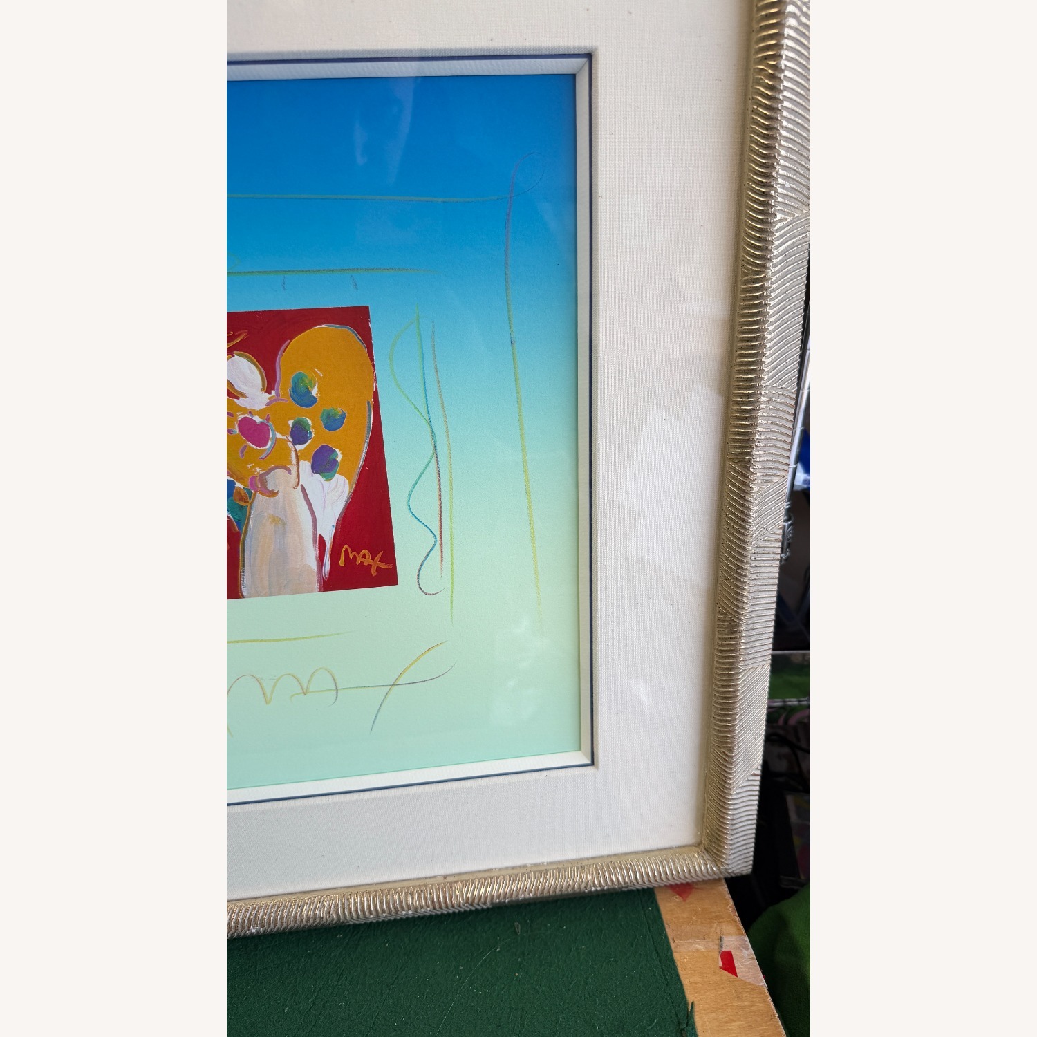 Peter Max Natural Wood Wall Art - image-1