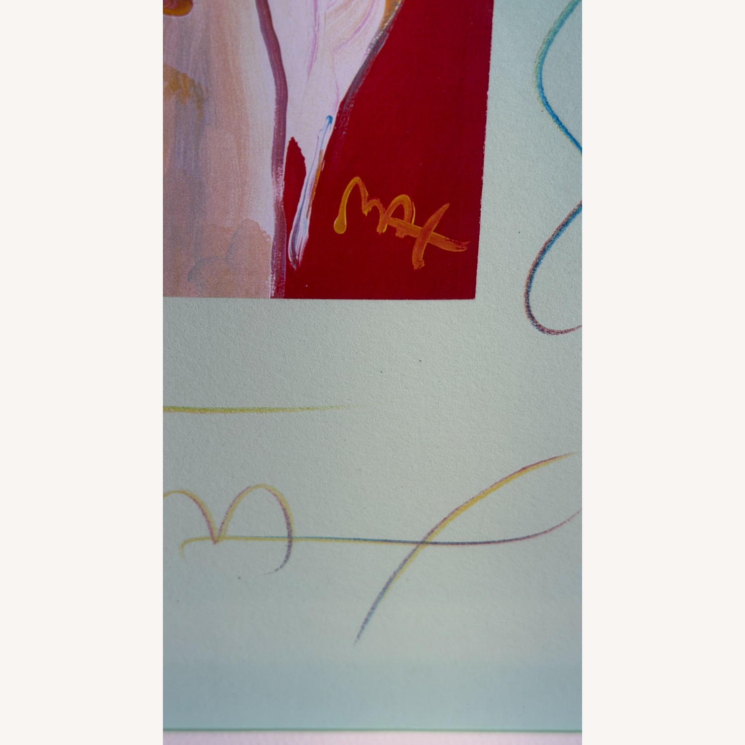 Peter Max Natural Wood Wall Art - image-3