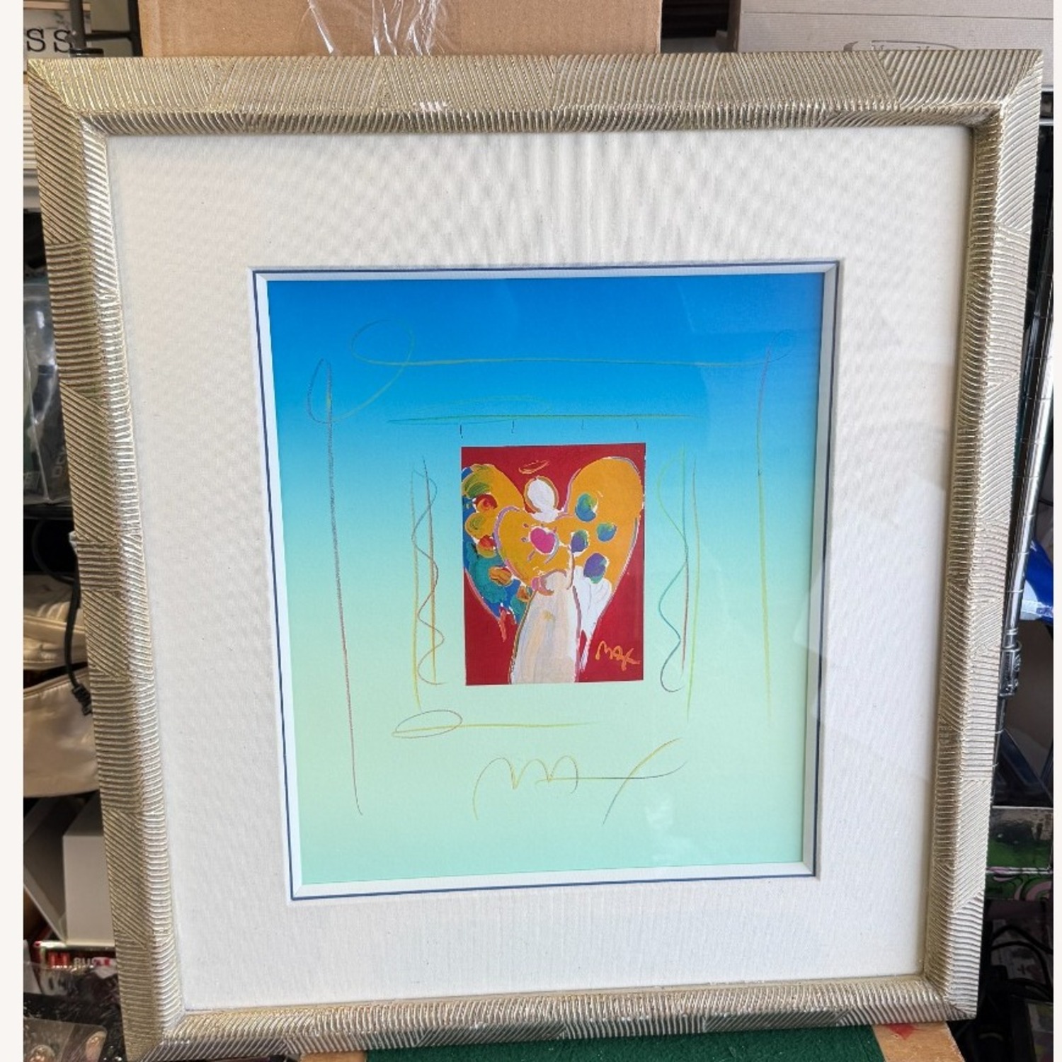 Peter Max Natural Wood Wall Art - image-12