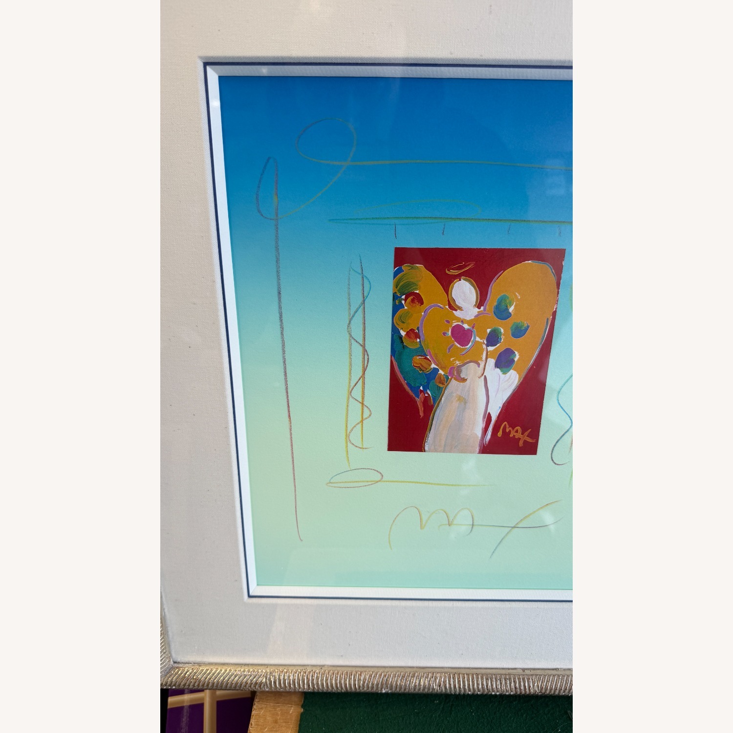 Peter Max Natural Wood Wall Art - image-10