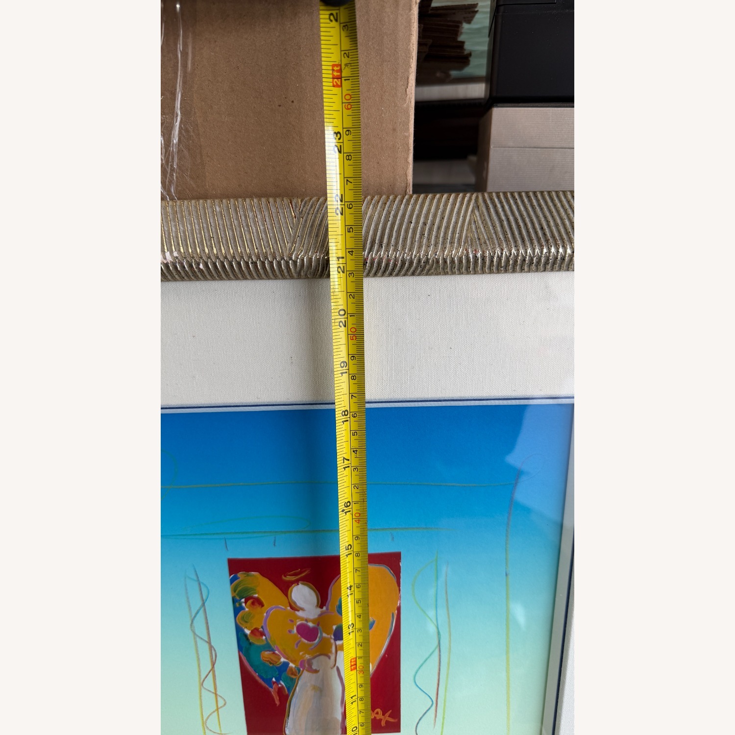 Peter Max Natural Wood Wall Art - image-6