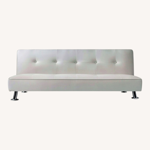 Used Gunji White Fabric Sleeper Sofa for sale on AptDeco