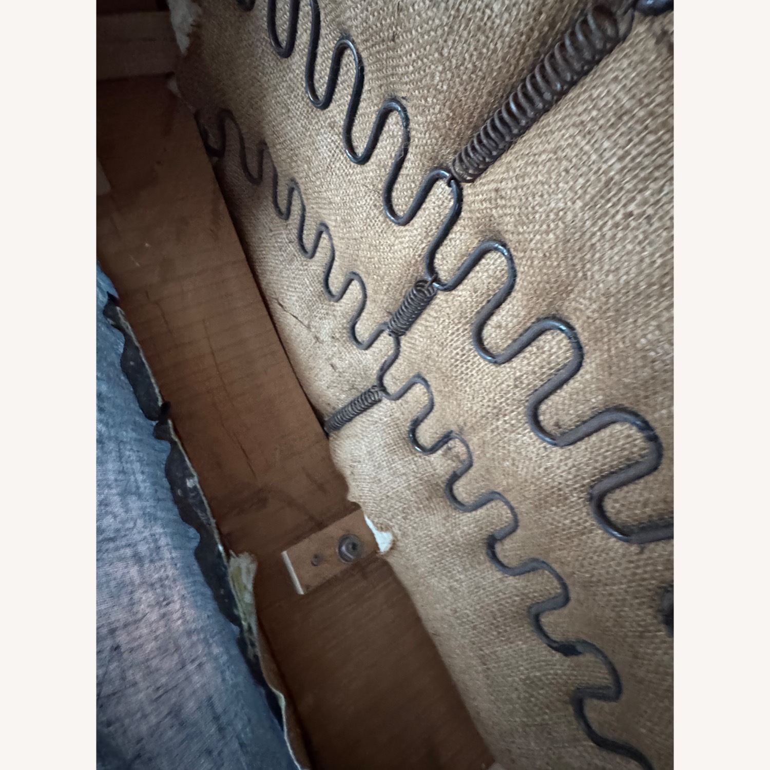 Vintage/Antique Mid Century Velvet Armchair - image-17