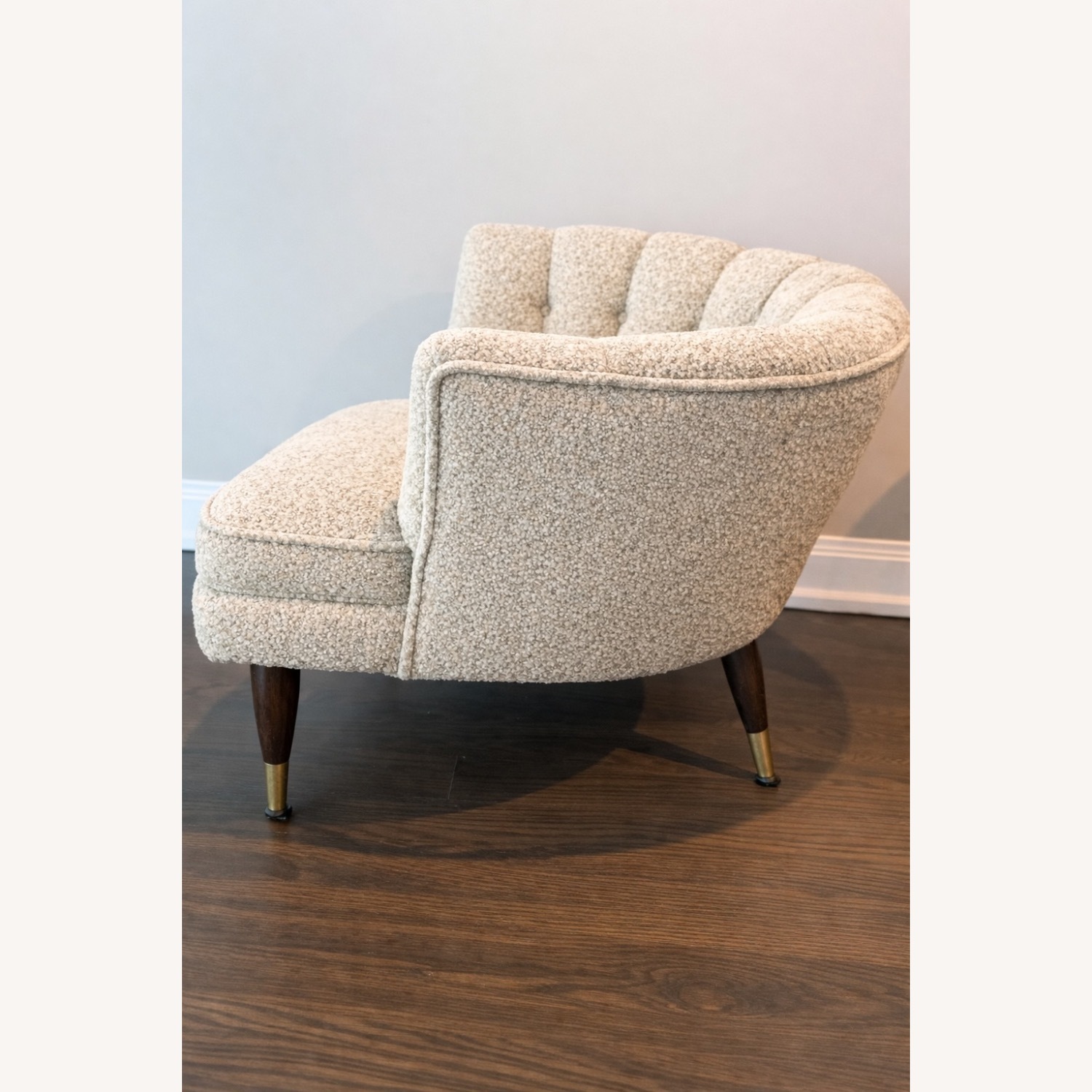 Vintage/Antique Mid Century Velvet Armchair - image-16