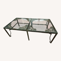 Vintage/Antique Black Iron Dining Table