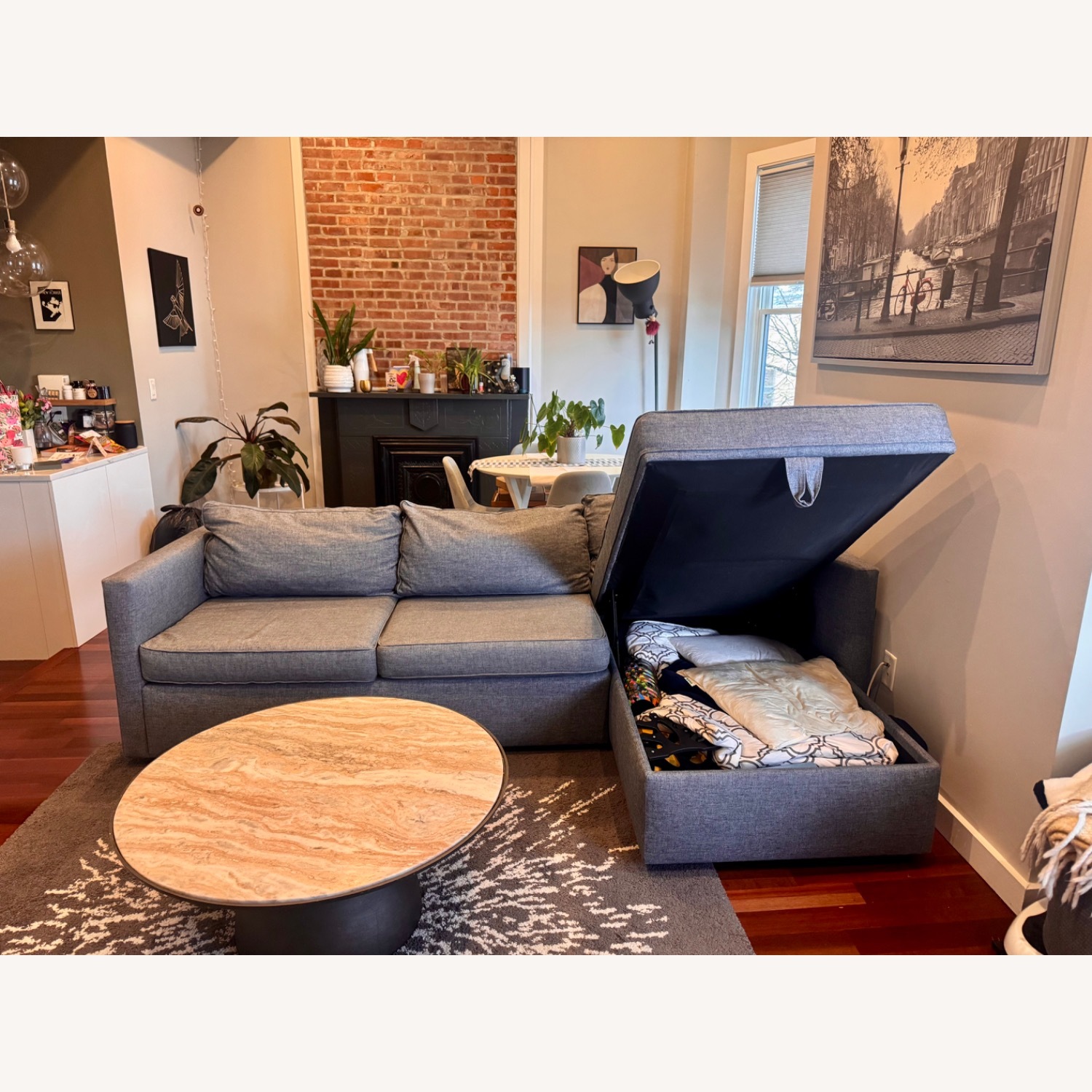 West Elm Harris 2-Piece Chaise Sectional W Storage  - image-2