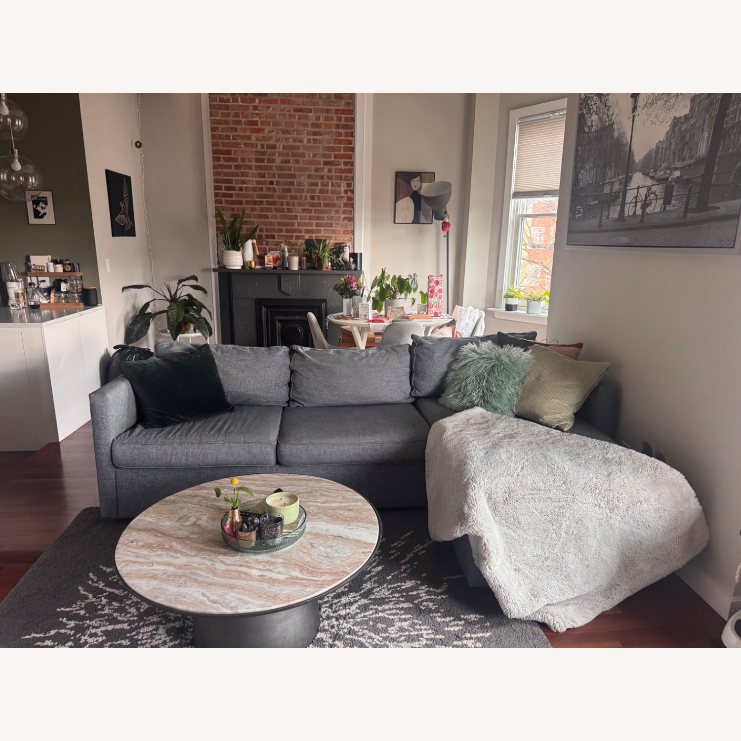 West Elm Harris 2-Piece Chaise Sectional W Storage  - image-4