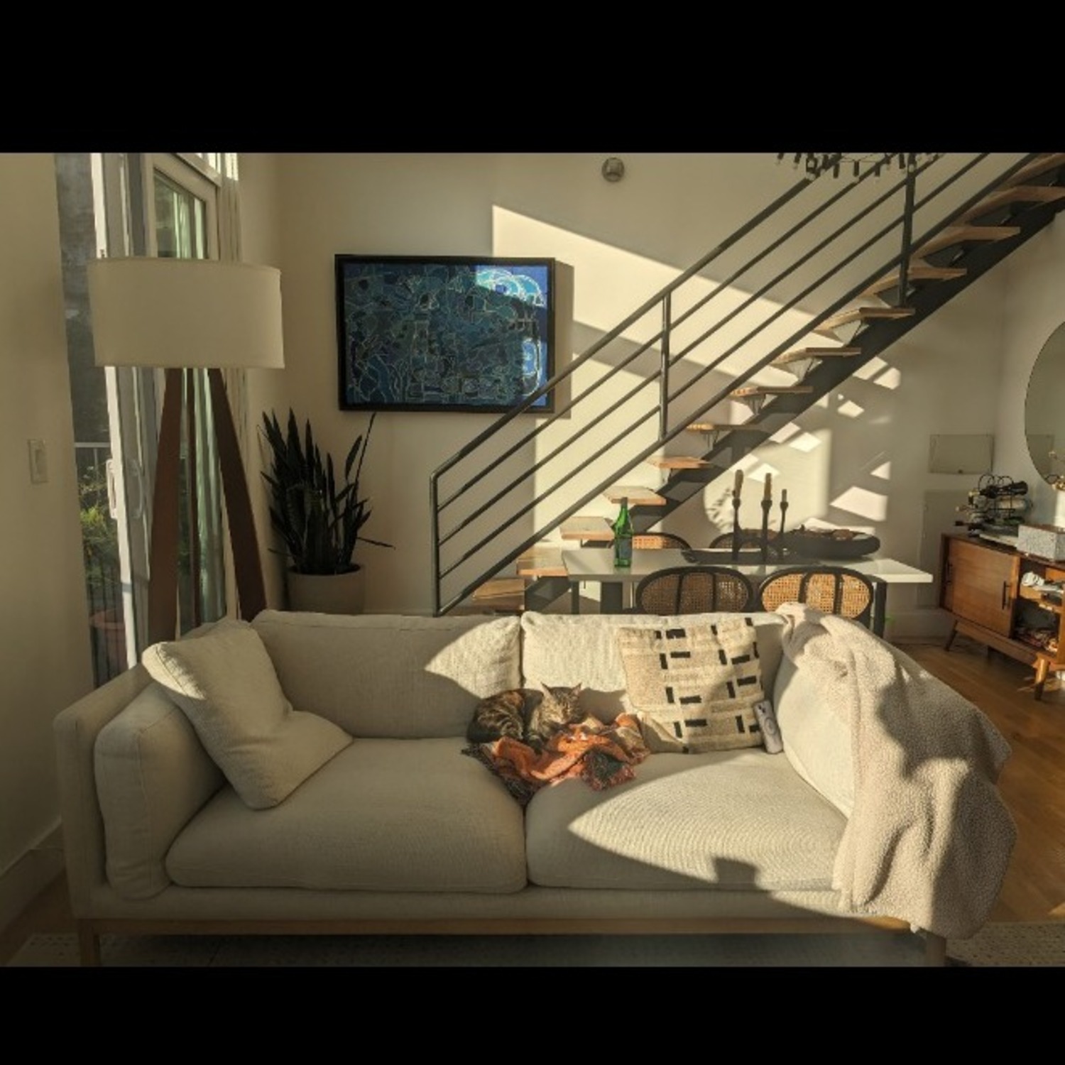 Castlery Owen Sofa Natural Wood 3+ Seater Sofa - image-1