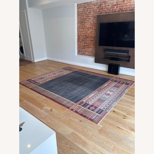 Used Arhaus Athalia Indigo Area Rug 8' x 10' for sale on AptDeco