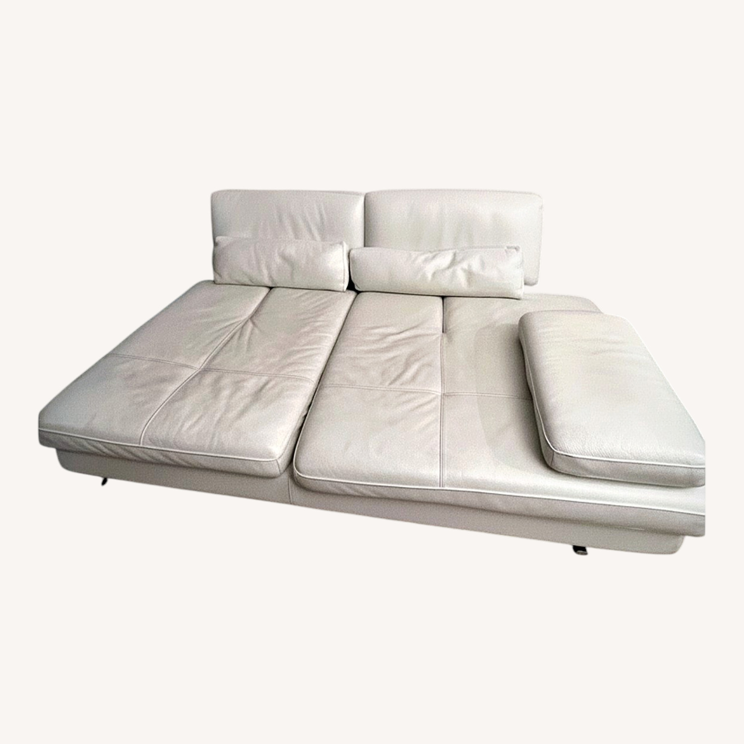 Natuzzi Italian Leather Sofa - image-0