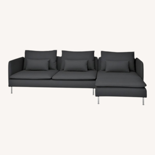 Used IKEA Söderhamn Blue Fabric 3+ Piece Sectional for sale on AptDeco