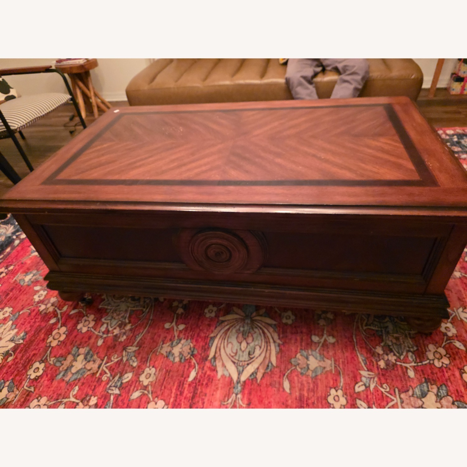 Ethan Allen Medallion Collection Coffee Table - image-8