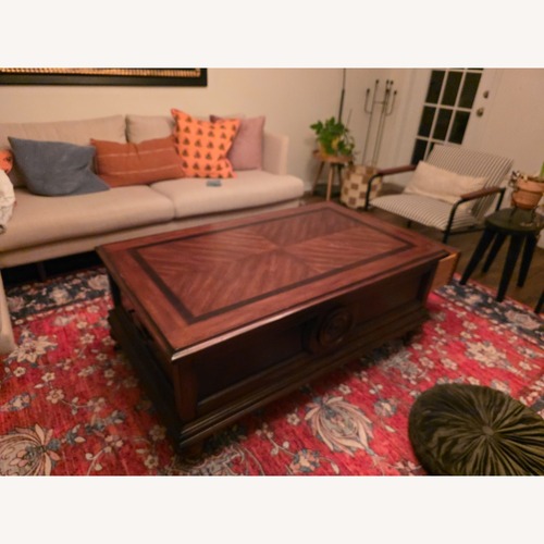 Used Ethan Allen Medallion Collection Coffee Table  for sale on AptDeco