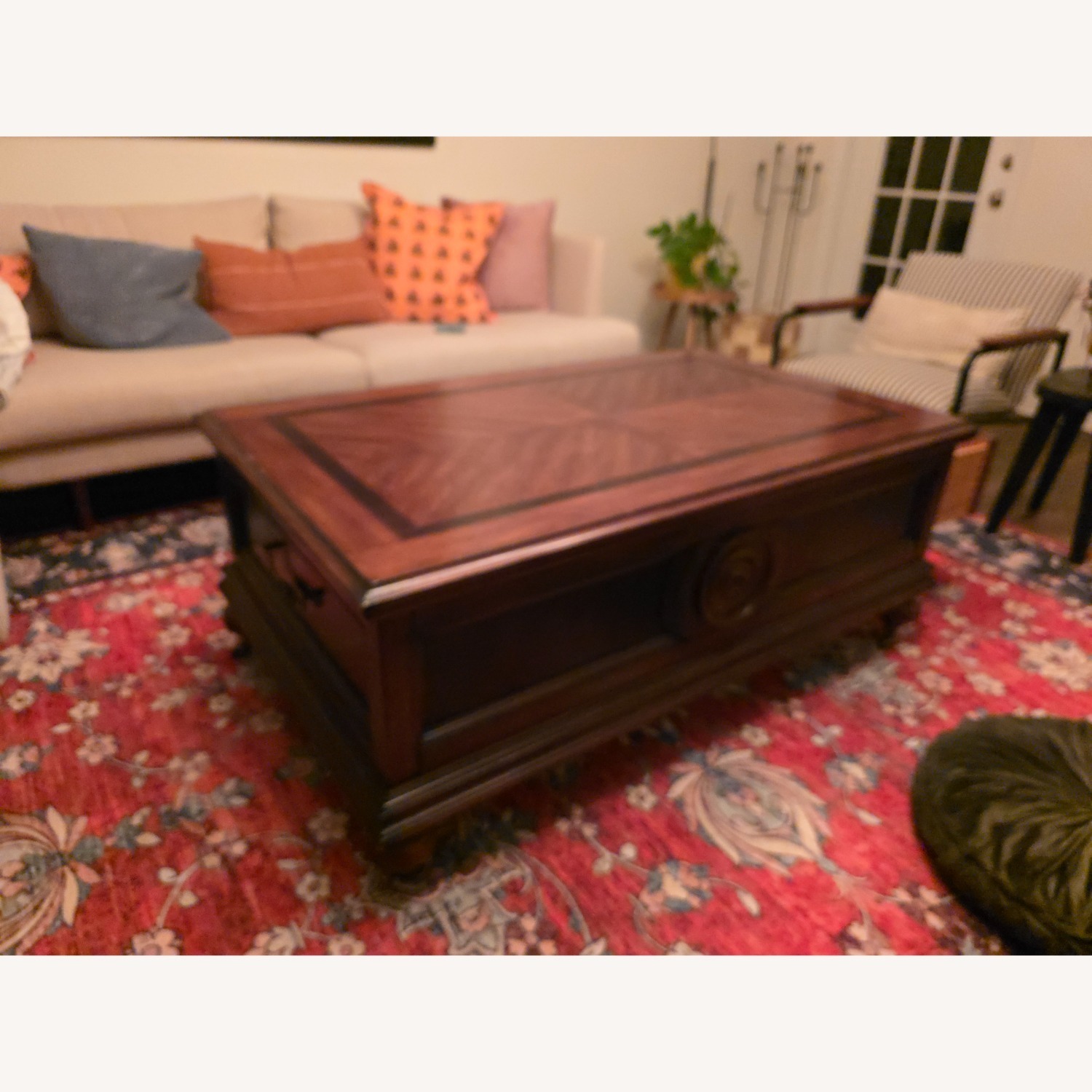 Ethan Allen Medallion Collection Coffee Table - image-3