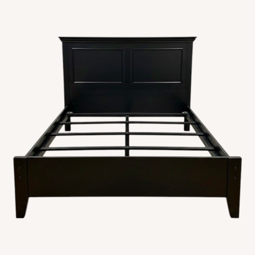 Used Black Solid Wood Bed for sale on AptDeco