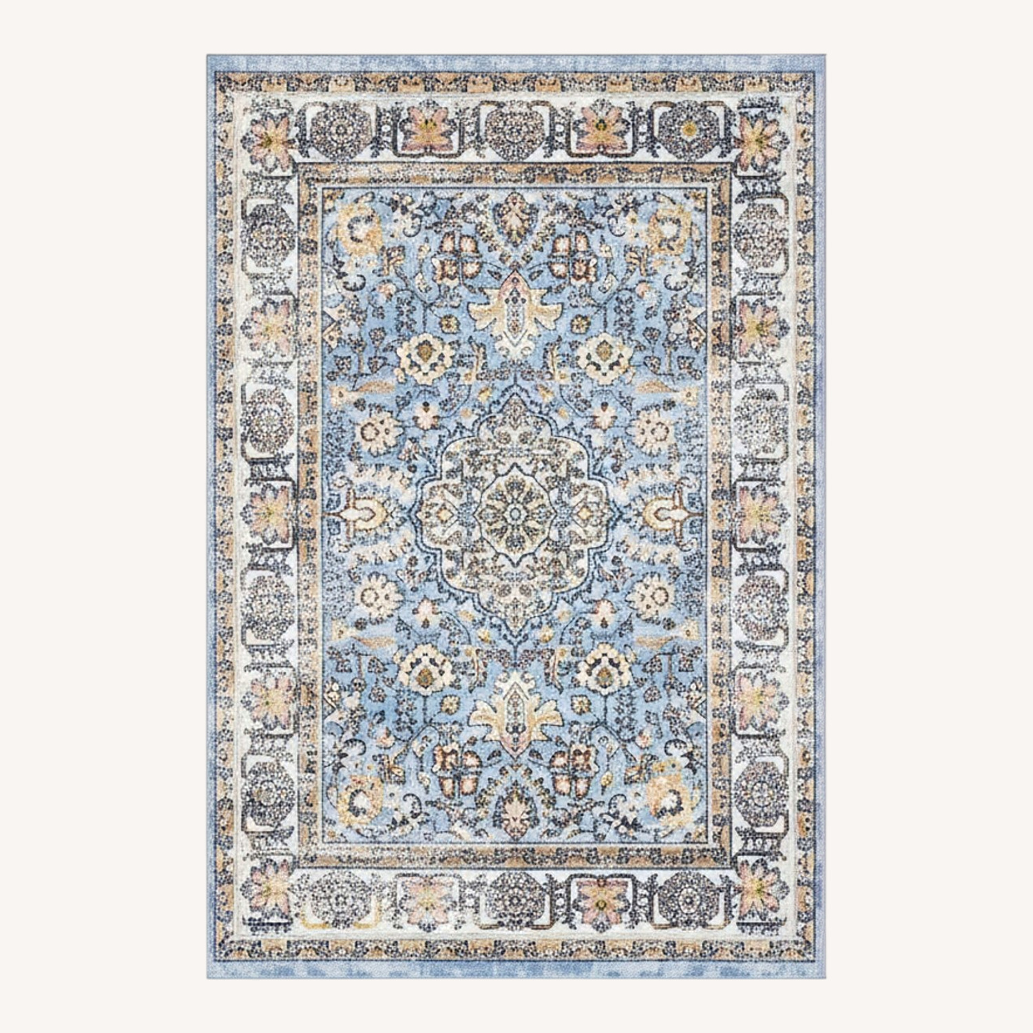Priyanka Washable Persian Rug - image-0