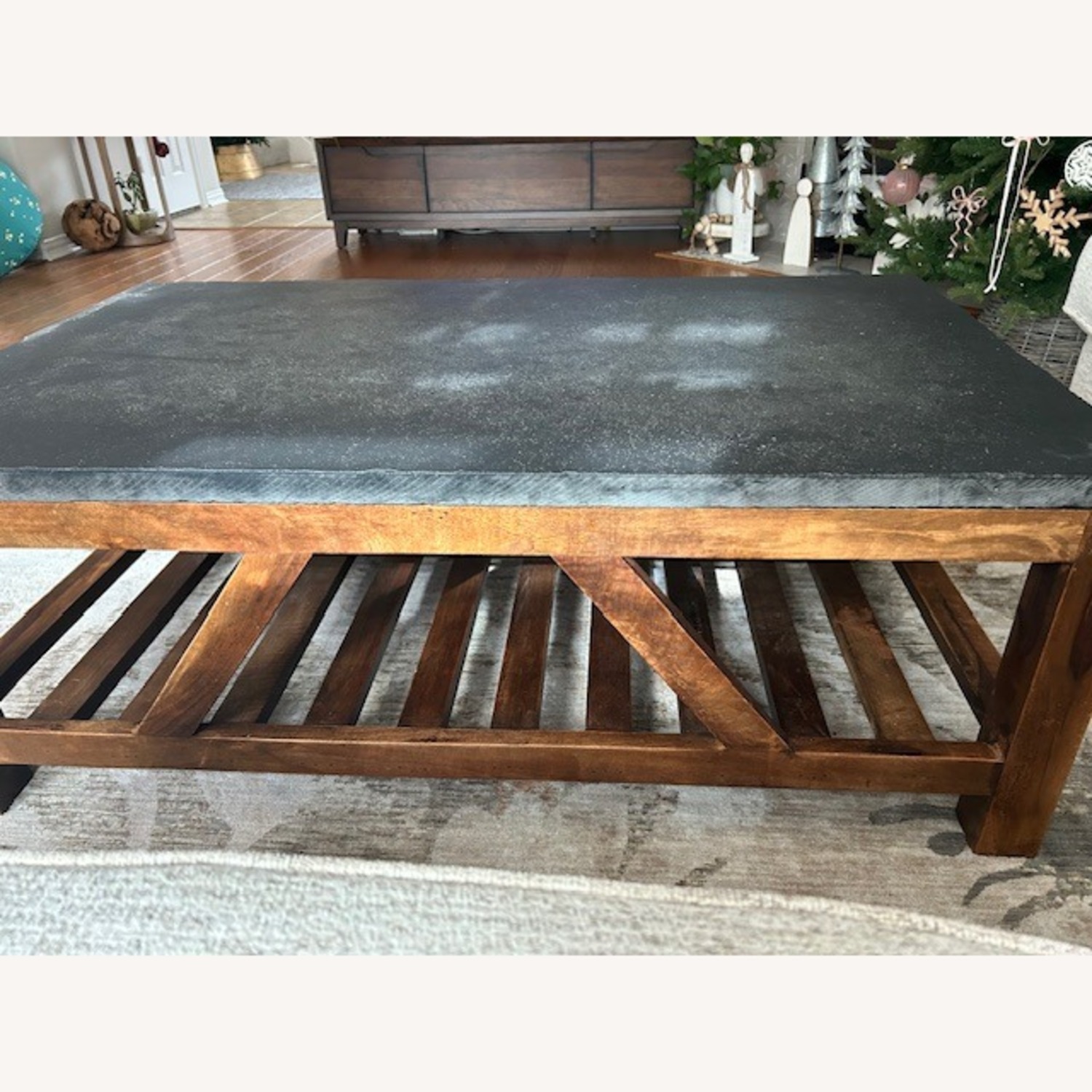 Stone Top Coffee Table - image-3