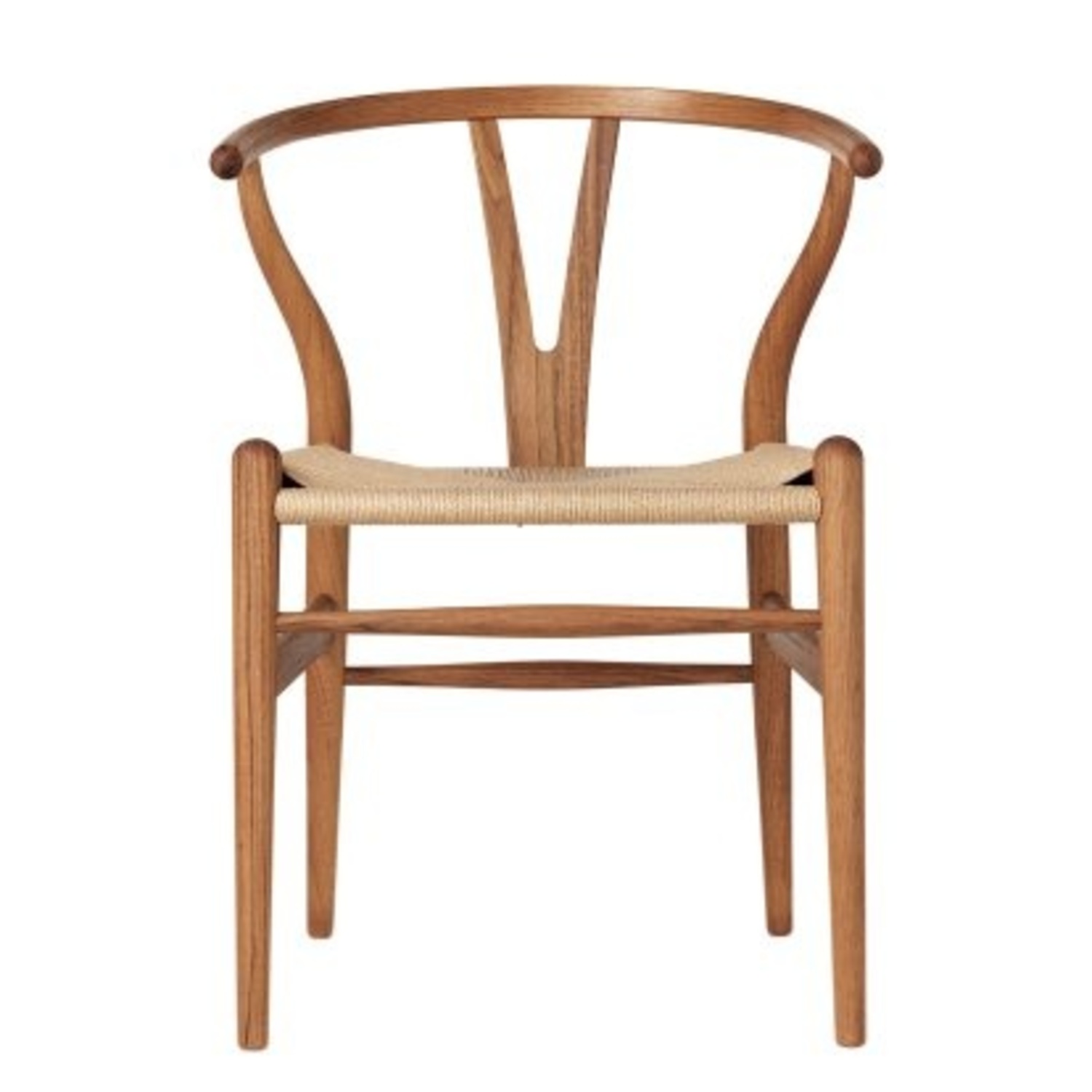 Hans Wegner Wishbone Dark Brown Wood Accent Chair - image-5