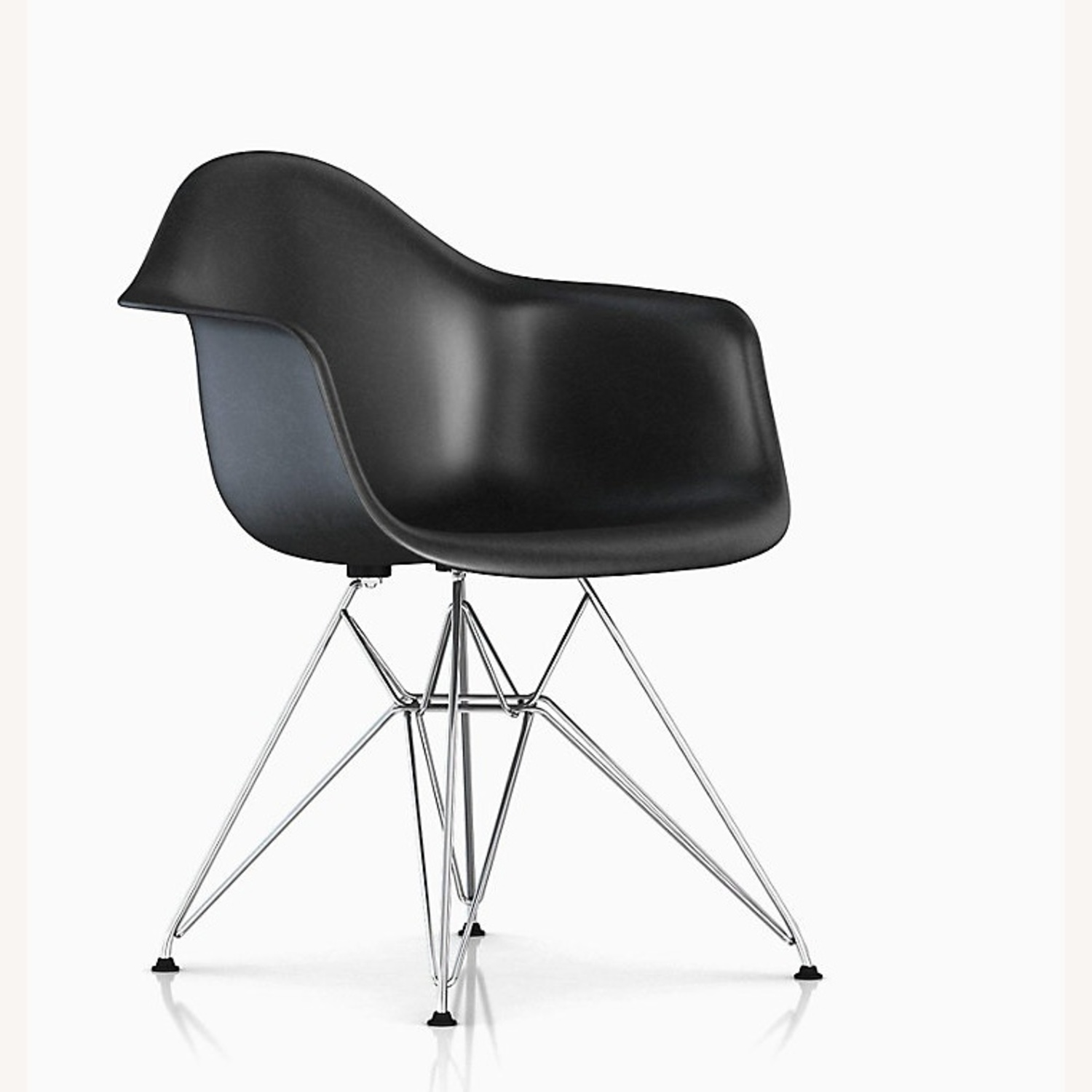 Herman Miller Eames Black Molded Armchair - image-5