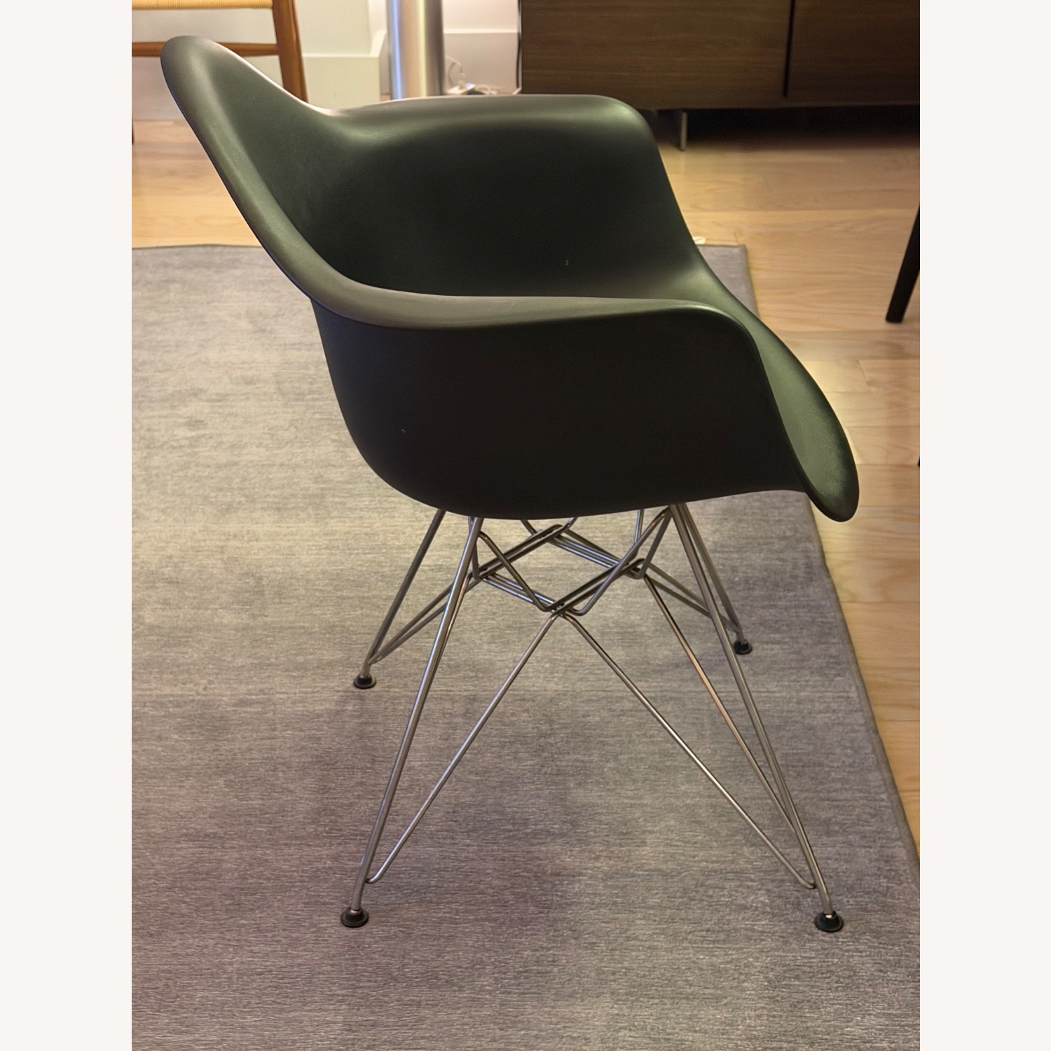Herman Miller Eames Black Molded Armchair - image-3