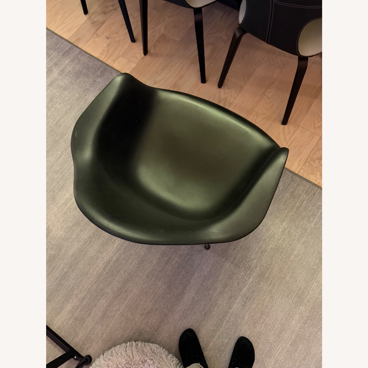 Herman Miller Eames Black Molded Armchair - image-4