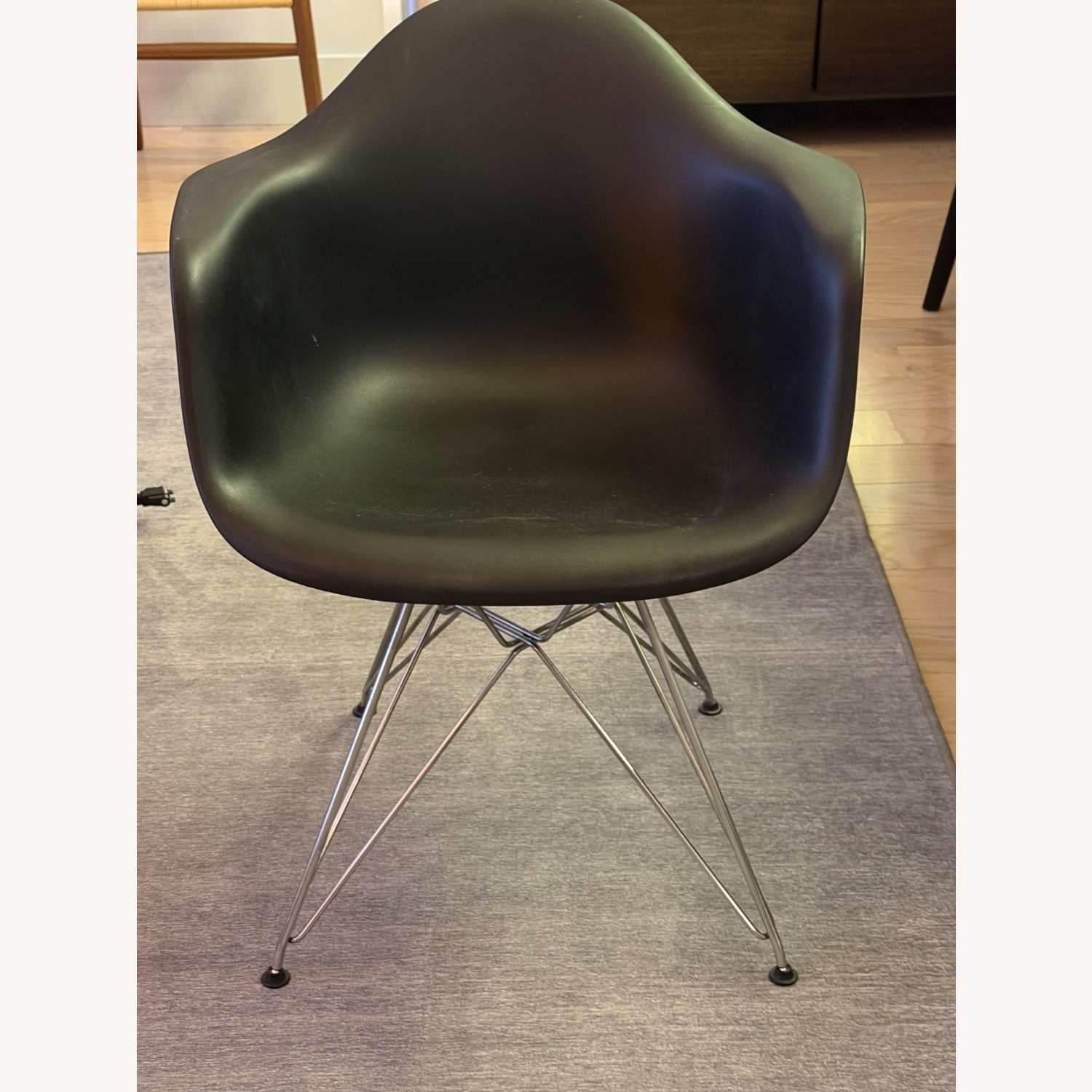 Herman Miller Eames Black Molded Armchair - image-1