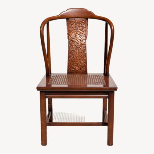 Used Henredon Dark Brown Wood Dining Chairs for sale on AptDeco