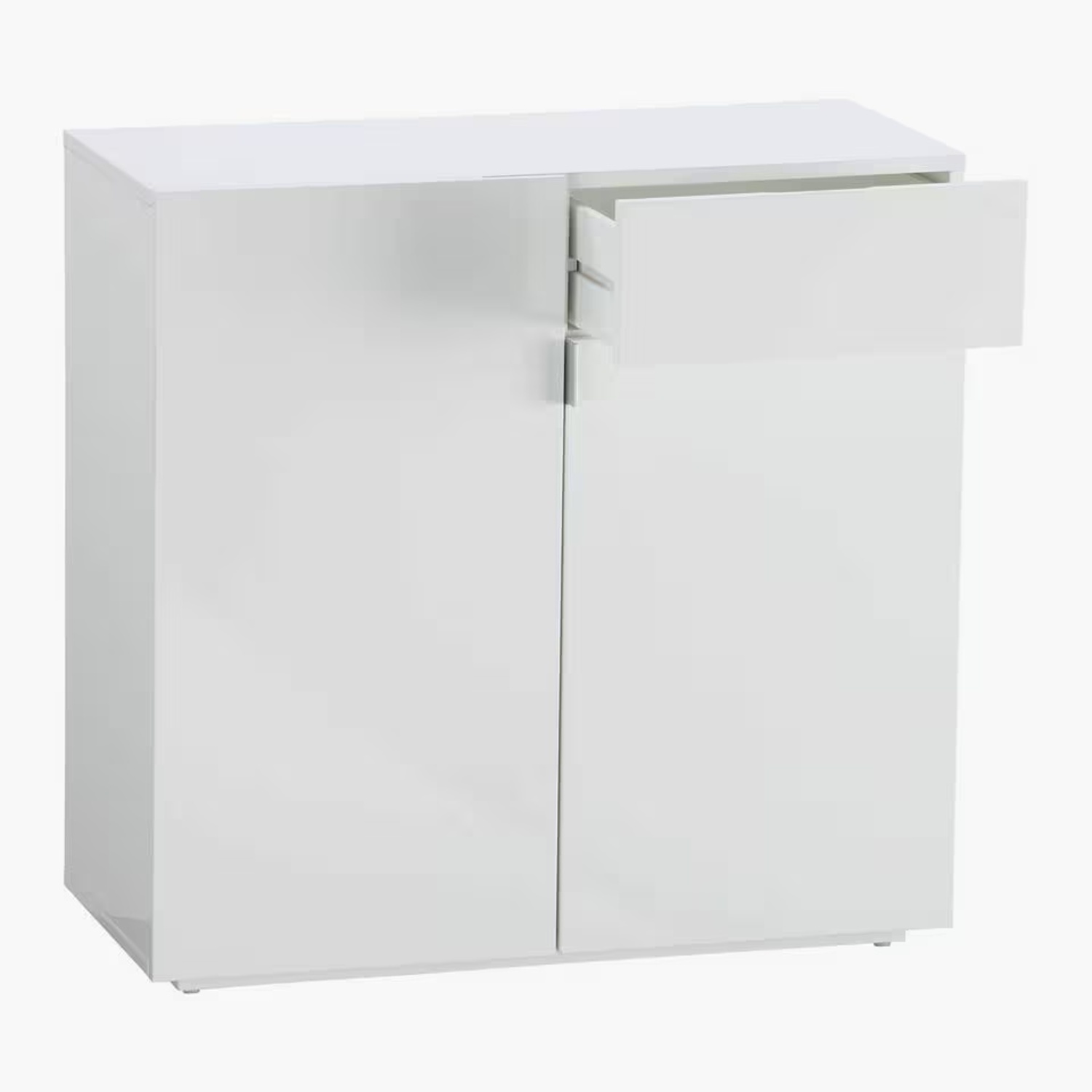 CB2 Swig Modern White Lacquer Storage Cabinet - image-6
