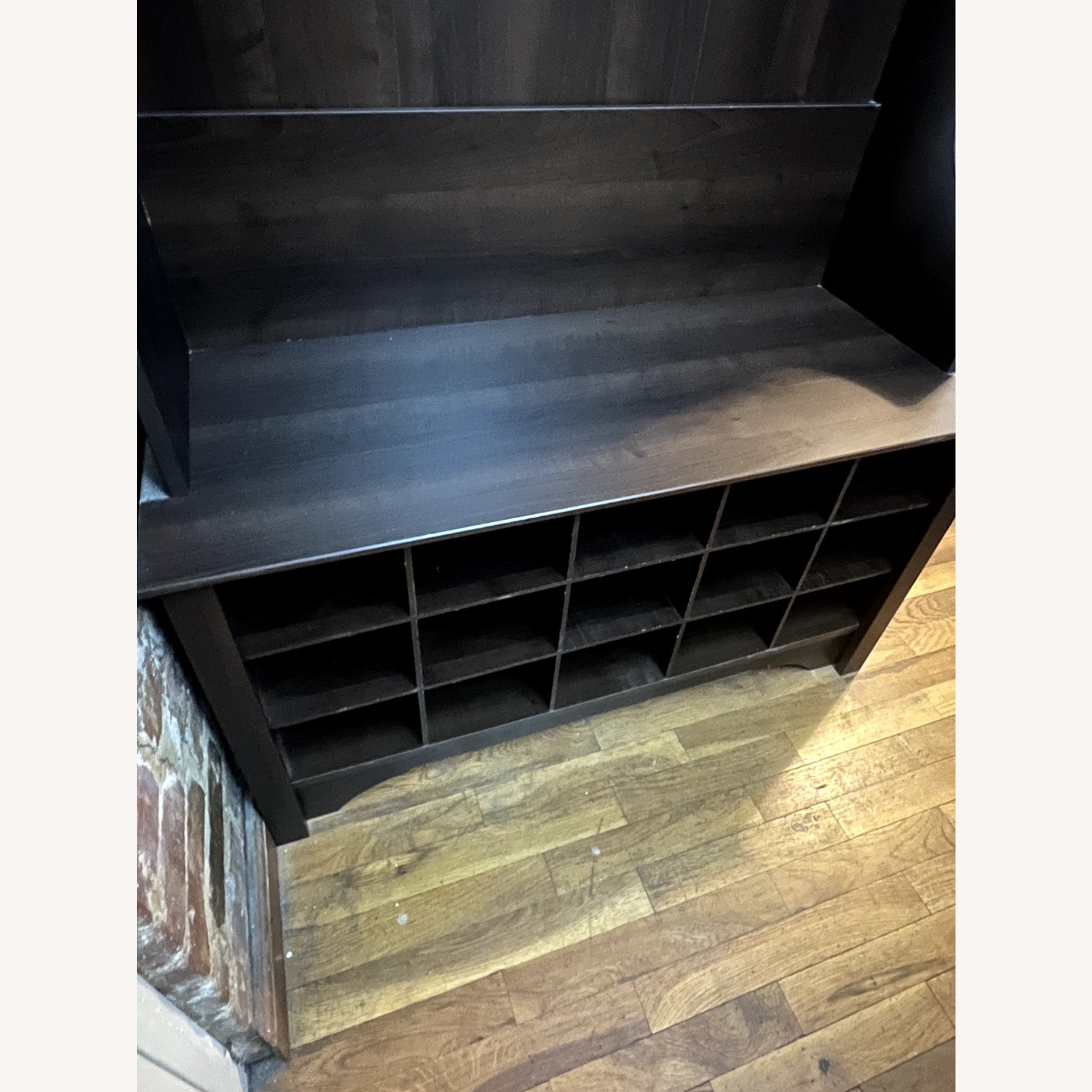 Prepac Manufacturing Dark Brown Wood Armoire - image-3