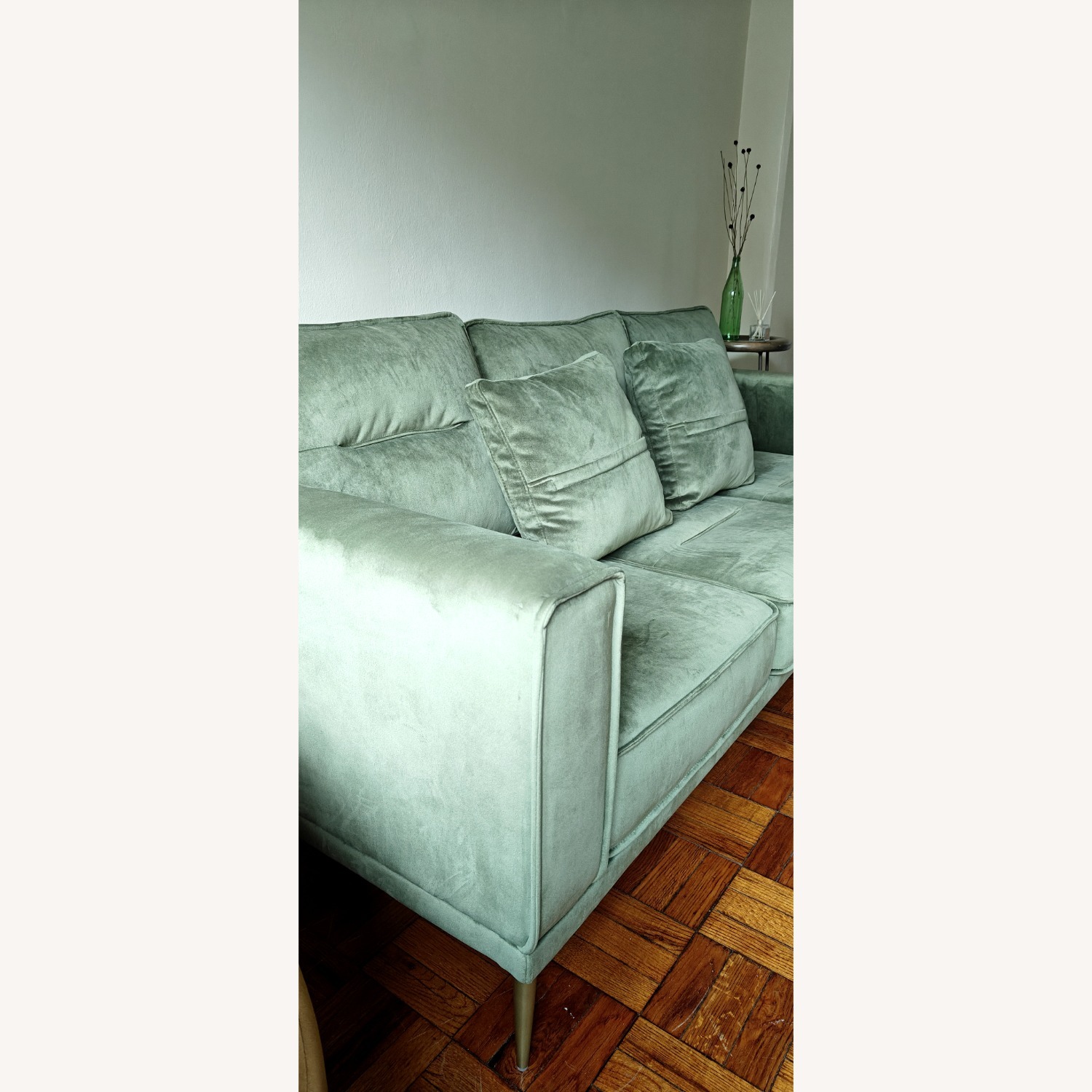 Ashley Furniture Macleary Luxe Green Velvet 3+ Seater Sofa - image-3