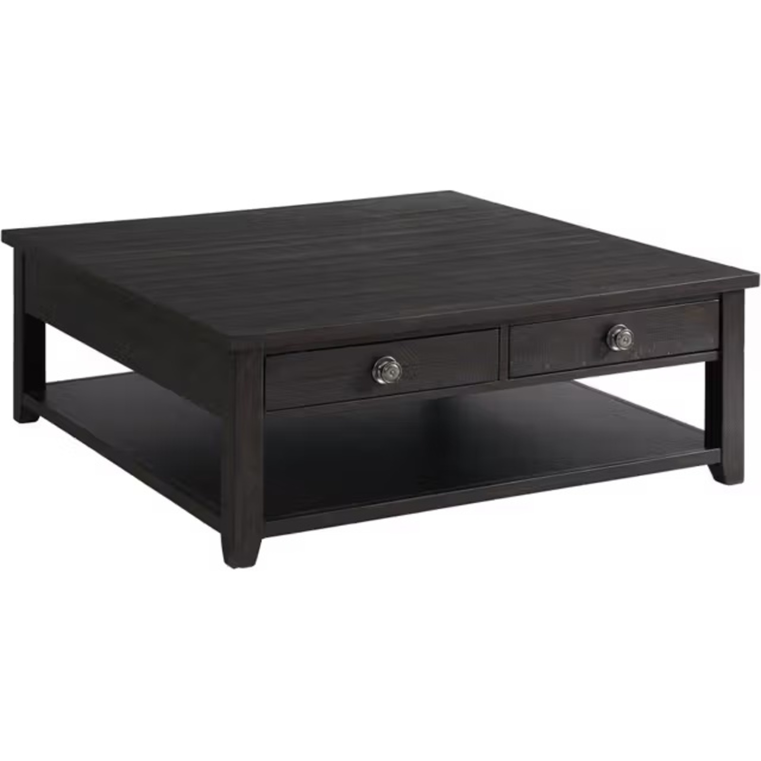 Black Wood Coffee Table - image-4
